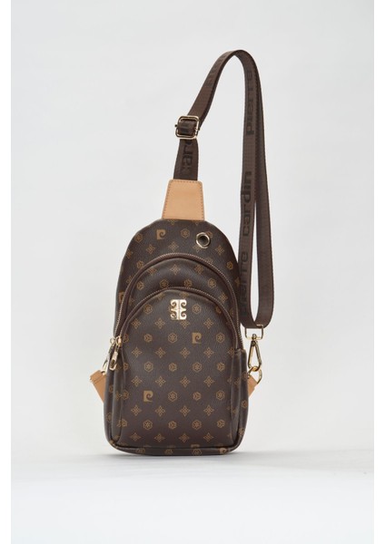 Kahve Monogram Kadın Omuz Çantası 05PO22Y1535 fiyatları