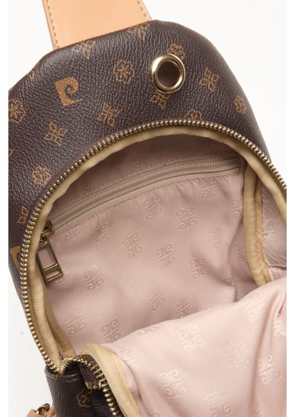 Kahve Monogram Kadın Omuz Çantası 05PO22Y1535 fırsatları