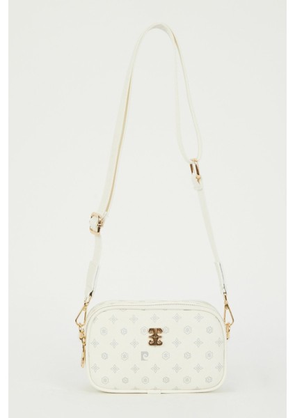 Beyaz Monogram Kadın Omuz Çantası 05PO23Y1731 fiyatları