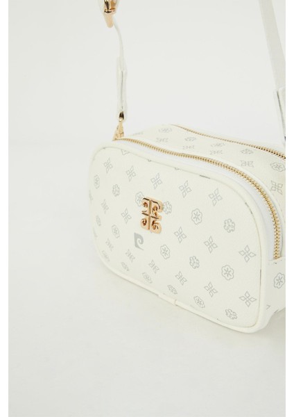 Beyaz Monogram Kadın Omuz Çantası 05PO23Y1731 fırsatları