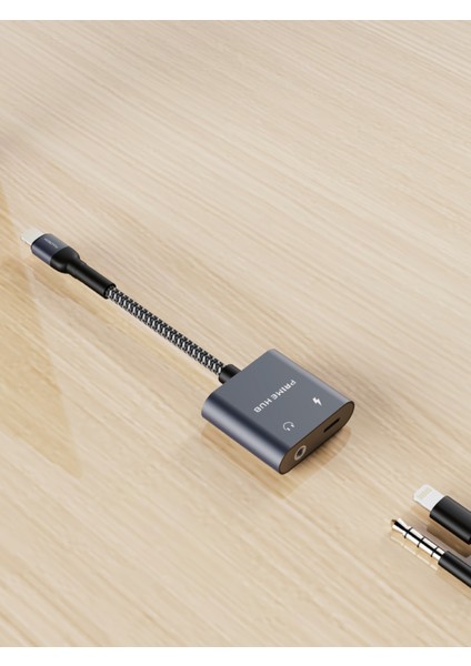 FH13 2in1 Lightning Hub Lightning Çoklayıcı - 12W Hızlı Şarj ve Kulaklık Desteği