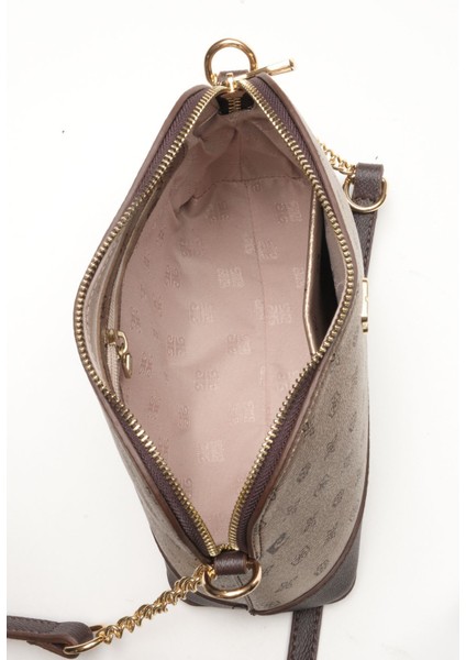 Altın Monogram Kadın Omuz Çantası 05PO22Y1529 fırsatları