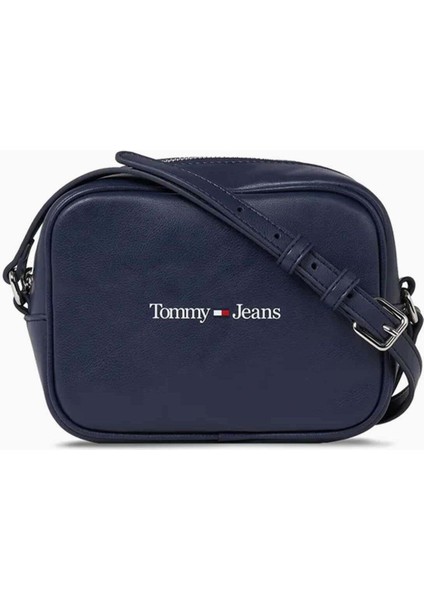 Kadın Marka Logolu Ayarlanabilir Omuz Askılı Şık Görünüşlü Gündelik Kullanıma Uygun Lacivert Omuz Ç