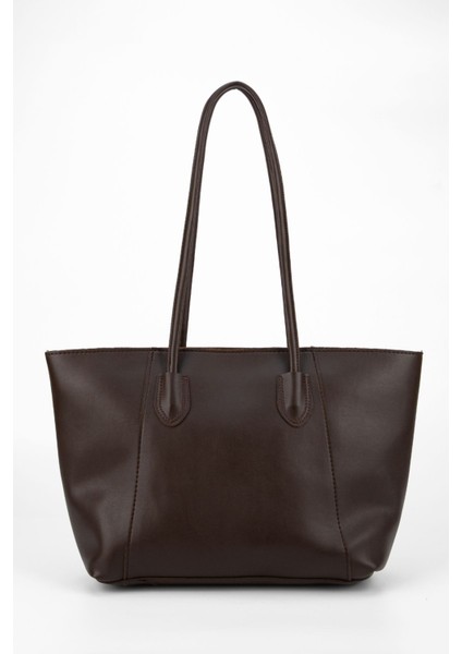 Deri Elena Kol Çanta Acı Kahvrengi