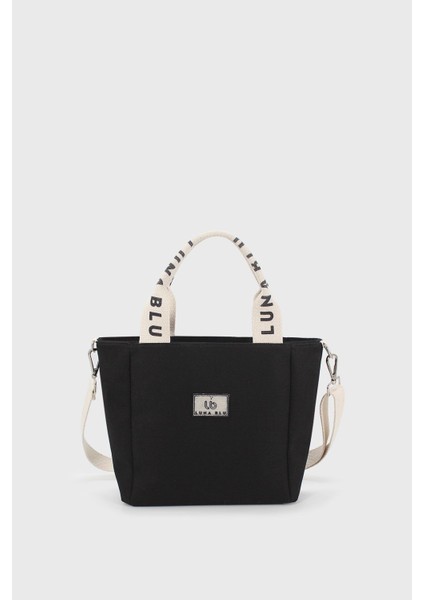 Kadın Mini Kanvas Kumaş Tote Çanta