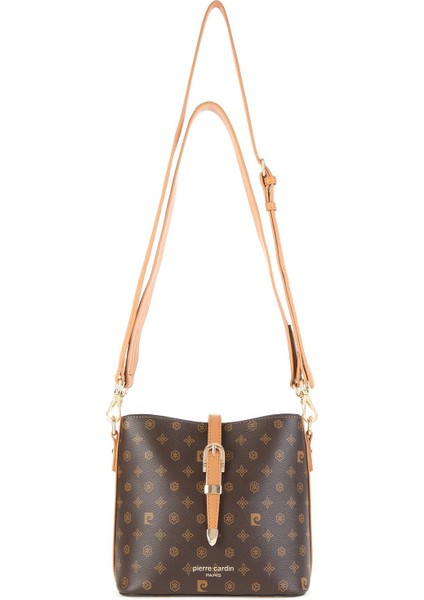 Kahve Monogram Kadın Omuz Çantası 05PC24K24104 modelleri