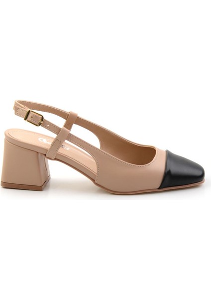 Nude Siyah Kadın Klasik Topuklu Ayakkabı K01992152909