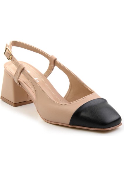 Nude Siyah Kadın Klasik Topuklu Ayakkabı K01992152909 fiyatları