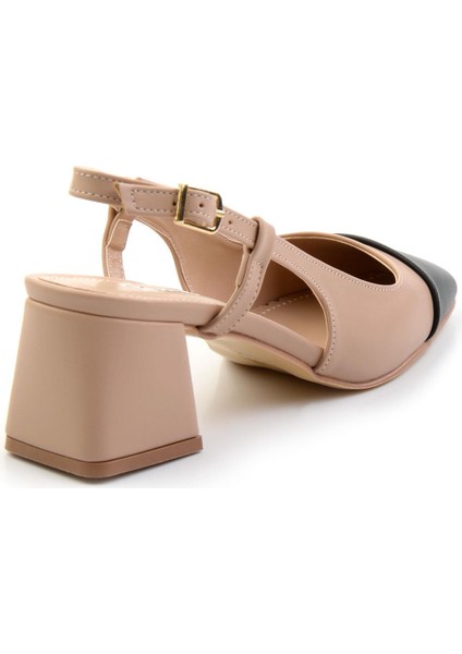 Nude Siyah Kadın Klasik Topuklu Ayakkabı K01992152909 modelleri