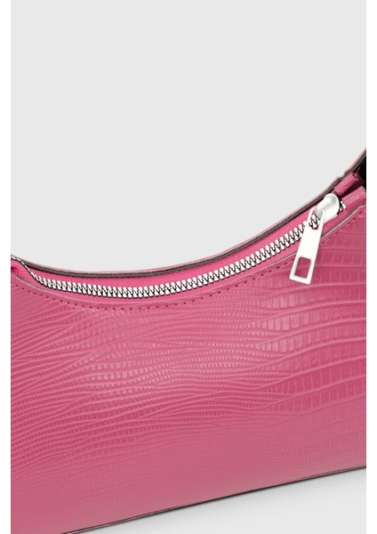 Std Kadın Lizard Pembe Baguette Çanta 195 Klasik modelleri