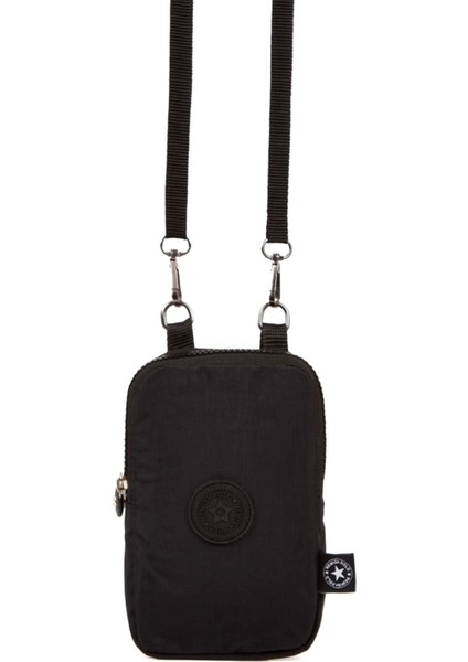 Kadın Siyah Krınkıl Suya Dayanıklı Telefon Bölmeli Mini Omuz ve Bel Çantası (Boy:19 EN:12CM) fiyatları
