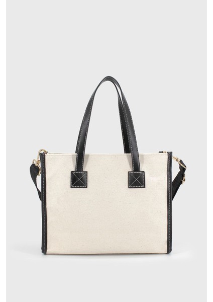 Kadın Siyah Kanvas Fermuar Detaylı Çapraz Askılı Çanta fırsatları