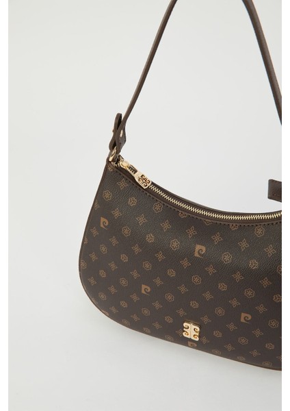 Kahve Monogram Kadın Omuz Çantası 05PO23Y1724 fiyatları