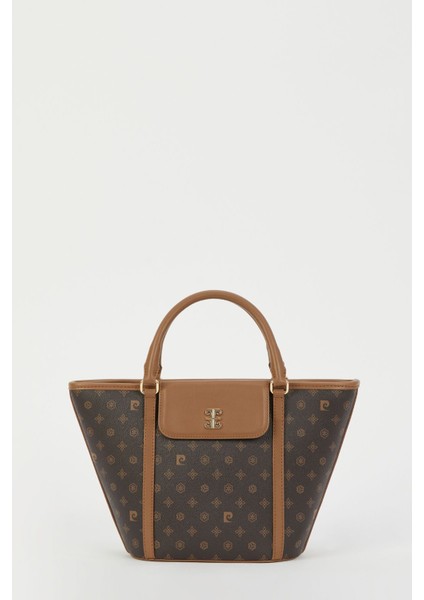 Kahve Monogram Kadın Omuz Çantası 05PO23Y1717 fiyatları
