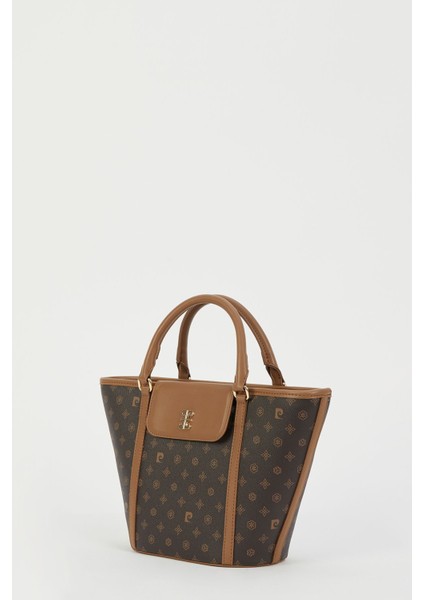Kahve Monogram Kadın Omuz Çantası 05PO23Y1717 modelleri