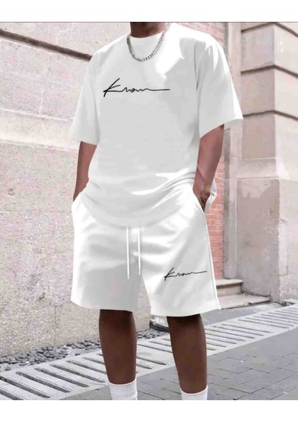 Know Baskılı Özel Tasarım Oversize Alt Üst Takım