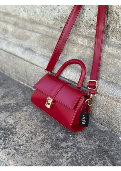 Paula Model Cherry Red Kadın El Ve Omuz Çantası fiyatları