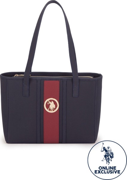 Lacıvert-Bordo Kadın Omuz Çantası Us8029 Online Exclusive