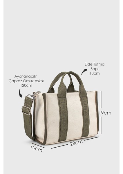 Kadın Haki Kanvas Çapraz Askılı Çanta fiyatları