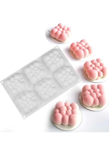 Mini Cloud Silikon Kalıp Beyaz ECMELNM460