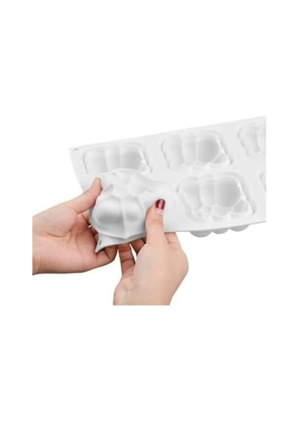 Mini Cloud Silikon Kalıp Beyaz ECMELNM460
