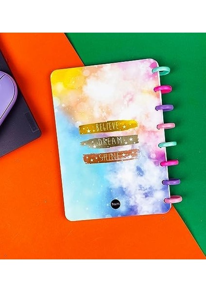 Your Shine Tasarımlı Yeni Nesil Kalp Spiralli Defter