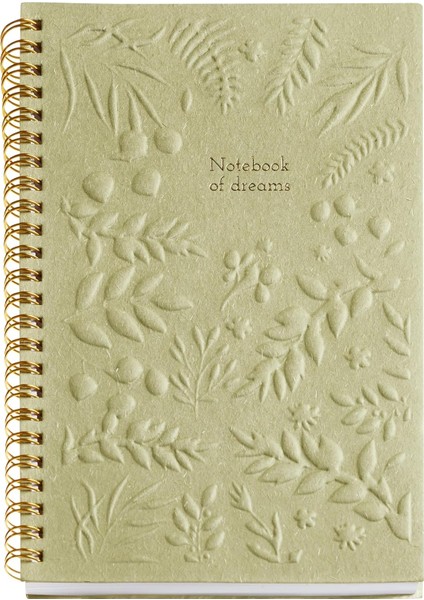 Defter Mr A5 Çizgili Kabartmalı Botanik Fl. Mallor