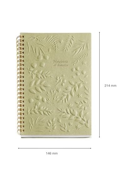 Defter Mr A5 Çizgili Kabartmalı Botanik Fl. Mallor fiyatları