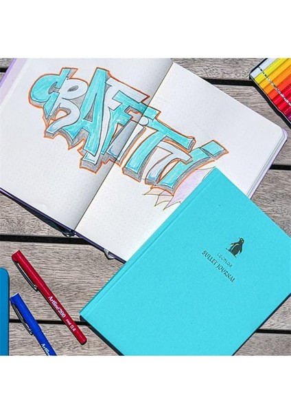 Color 17X24 Keten Noktalı Bullet Journal Defter Koala
