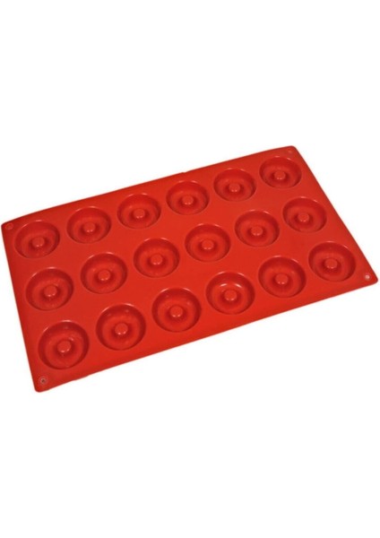 Silikon Mini Donut Kalıbı Kahverengi ECMELNM524