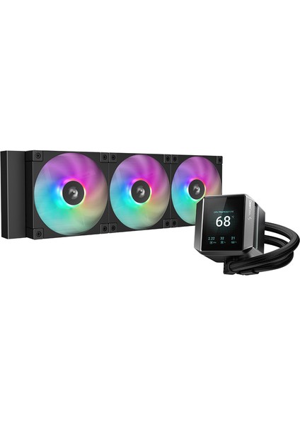 Deepcool Mystıque LCD Ekranlı 360 mm Argb Işlemci Sıvı Soğutucu