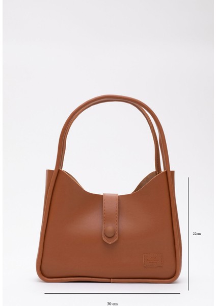 Taba Shk79 Deri Düğme Detaylı Çıtçıtlı Makyaj Çantalı Kol Ve Omuz Çantası E:30 U:22 G:10 fiyatları