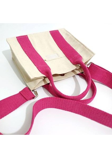 Kanvas Mini Tote Çanta modelleri