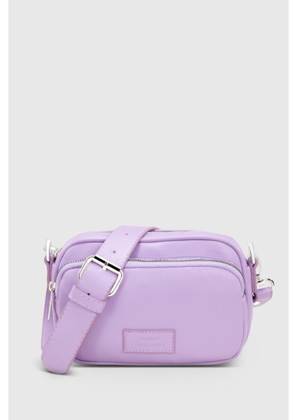 Kadın Lila Çok Cepli Ayarlanabilir Çapraz Askılı Çanta 211