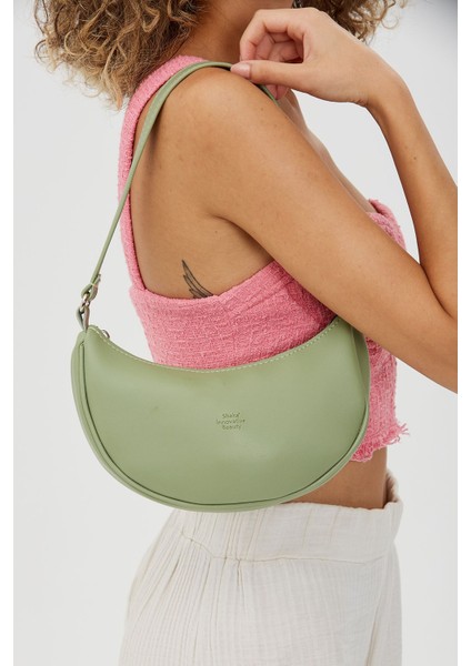 Mint Yeşil Shk26 Tek Bölmeli Deri El Ve Omuz Çantası U:12 E:26 G:6 Cm fırsatları