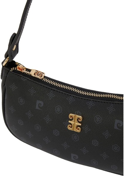 Siyah Monogram Kadın Omuz Çantası 05PO22K1705 indirimleri