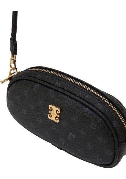 Siyah Monogram Kadın Omuz Çantası 05PO22Y1555 fırsatları