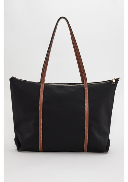 Kadın Şeritli Shopper Omuz Çantası Boris fırsatları