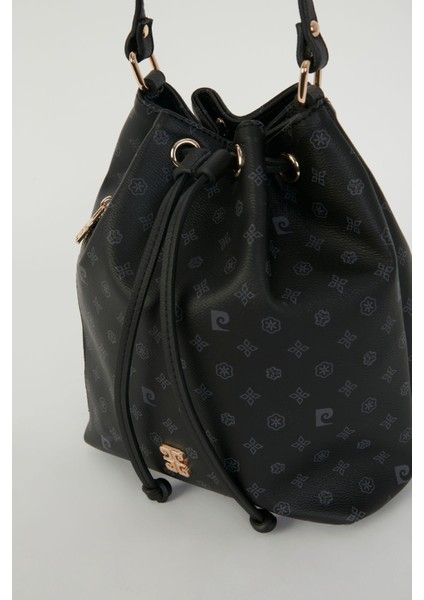 Siyah Monogram Kadın Omuz Çantası 05PO22Y1544 fırsatları