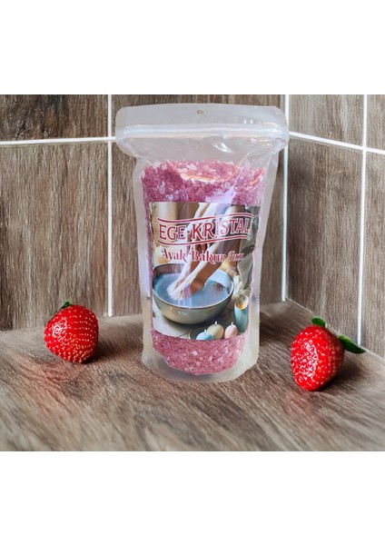 Çilek Aromalı Ayak Bakım Tuzu 350 gr