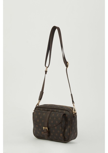 Kahve Monogram Kadın Omuz Çantası 05PO23Y1726 modelleri