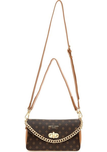Kahve Monogram Kadın Omuz Çantası 05PC24K24107 modelleri