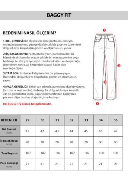 Erkek Baggy Fit Kalıp Taşlamalı Rahat Kesim Bol Paça Orta Mavi Denim Kot Pantolon indirimleri