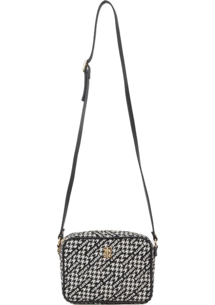 Siyah Beyaz Kadın Omuz Çantası 05PO22K1802 modelleri