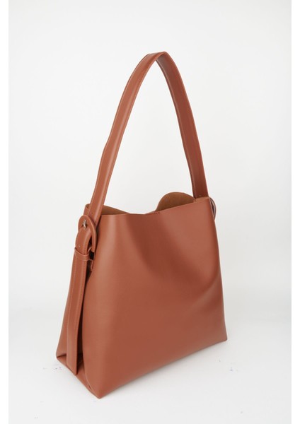 Taba Içi Süet Yumuşak Deri Çıtçıt Ve Fermuar Kapama Iç Bölme Büyük Boy Shopper Çanta fiyatları