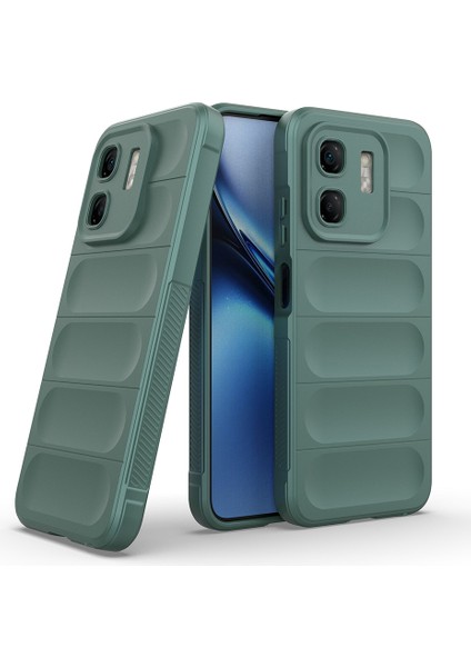 İnfinix Hot 50i 4G Kılıf Esnek TPU Oyuklu Arka Yüzey Tasarımlı Zore Etnik Silikon Kapak