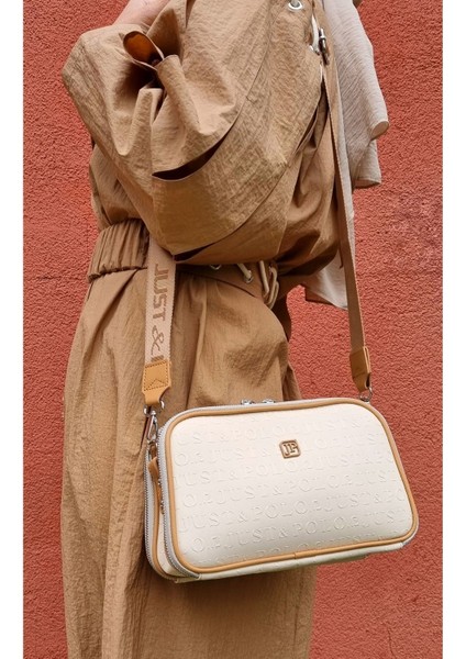 Colors Of Justpolo Kadın Krem Taba 5 Bölmeli Ayarlanabilir Omuz Çantası Ve Cüzdan Kombini fiyatları