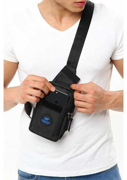 Unisex Keten Telefon Bölmeli Bel Ve Çapraz Omuz Çanta Göğüs Seyahet Günlük Bodybag modelleri