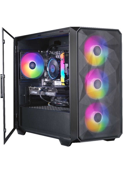 DRX7400 Ryzen 5 5600 32GB Ram 1tb M2 Nvme SSD 8gb RTX5060TI Oyuncu Hazır Sistem