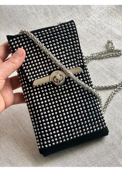 Kadın Taşlı Çanta, Taşlı Telefon Çantası , Cüzdan Çanta